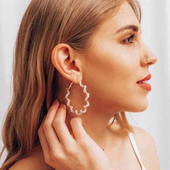 36 Pairs Gold Hoop Earrings Set for Women Multipack, Boho Fashion Statem… main image 5